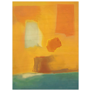 Esteban Vicente  UNTITLED 1985 N2 Wood Print