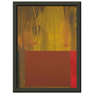 John Hoyland  25 4 69  1969 Premium Metal Framed Art Print / Poster