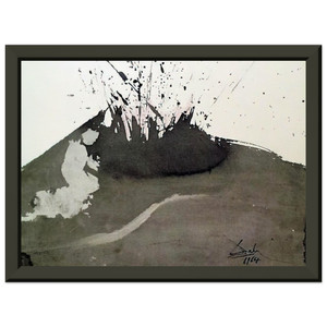 Salvador Dali Angelus Excussit Flammamignis Daniel 3 23 1967 Framed Print