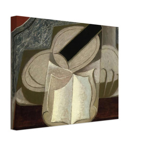 Juan Gris  BOOK AND GUITAR 1925 Canvas