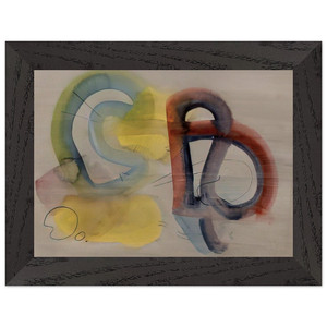 John Ferren  Mallorca  1934 Premium Wooden Framed Art Print / Poster