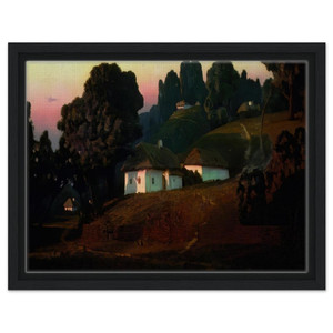 Arkhyp Kuindzhi  Evening in Ukraine Framed Canvas