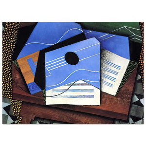 Juan Gris  GUITAR ON A TABLE 1915 Fine Art Poster / Art Print