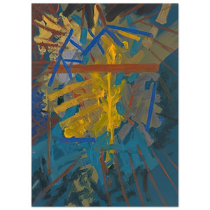 John Ferren  Broken Blue  1958 Fine Art Poster / Art Print