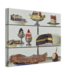 Claes Oldenburg  PASTRY CASE I 1962 Canvas