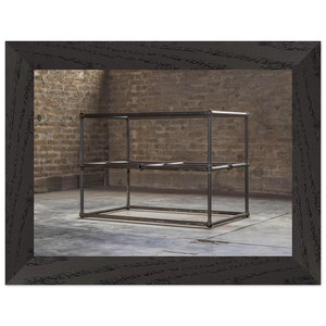 Donald Judd  To Dave Shackman  1964 Premium Wooden Framed Art Print / Poster