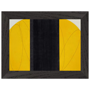 Robert Mangold EBZP IV 1996 Premium Wooden Framed Art Print / Poster