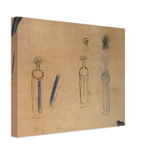 Morris Graves  Bottles and Flowers  1956 Canvas