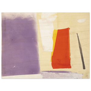 Esteban Vicente  UNTITLED 1985 1 Wood Print