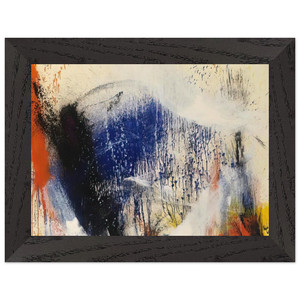 Norman Bluhm  Untitled  1960 N2 Premium Wooden Framed Art Print / Poster