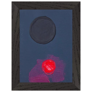 Luis Feito  BAS 1974 Premium Wooden Framed Art Print / Poster