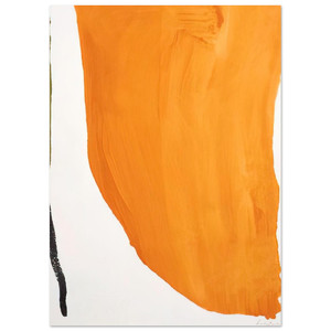 Helen Frankenthaler  Orange Downpour  1970 Fine Art Poster / Art Print