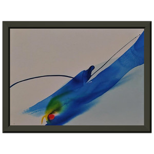 Paul Jenkins  Phenomena Calling  1969 Premium Metal Framed Art Print / Poster