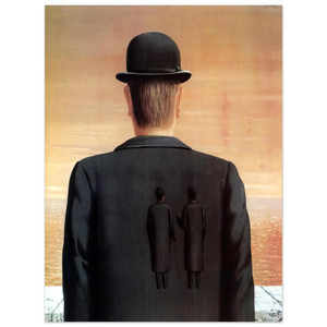 Rene Magritte  THE SPIRIT OF ADVENTURE 1962 Aluminum Print