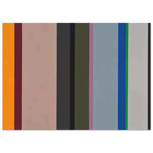 Karl Benjamin  VS  1960 Fine Art Poster / Art Print