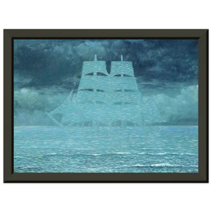 Rene Magritte  THE SEDUCER 1953 1 Premium Metal Framed Art Print / Poster