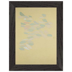 Robert Goodnough  Relaxed Motion  1970 Premium Wooden Framed Art Print / Poster