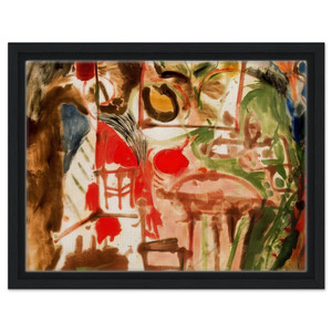 Helen Frankenthaler  Interior  1957 Framed Canvas