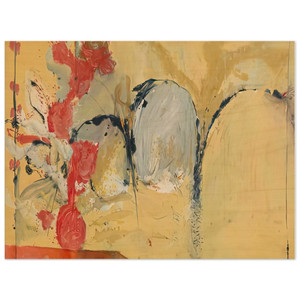 Helen Frankenthaler  Large Abstract Still Life 1951 Wood Print