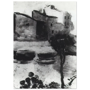 Salvador Dali  LLANE BEACH CADAQUES Fine Art Poster / Art Print