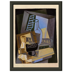 Juan Gris STILL LIFE IN FRONT OF THE WIINDOW 1922 Metal Framed Print
