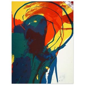 Paul Jenkins  Untitled  Abstract Expressionism N4 Aluminum Print