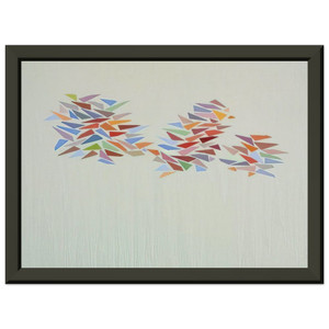 Goodnough Bright Colors 1976 Premium Metal Framed Art Print / Poster