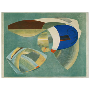 John Ferren  Sea Forms  1937 Aluminum Print