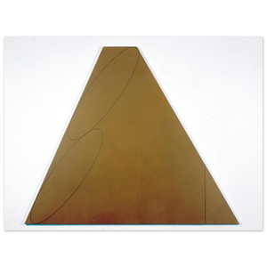 Robert Mangold  PLANE FIGURE III 1992 Aluminum Print