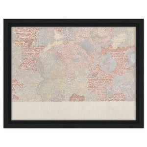 Nancy Graves Maskelyne DA Region of Moon Lunar Maps 1972 Framed Canvas