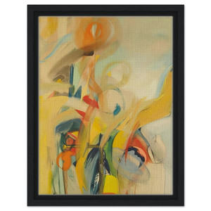 Miriam Schapiro  Down to Earth  1959 Framed Canvas