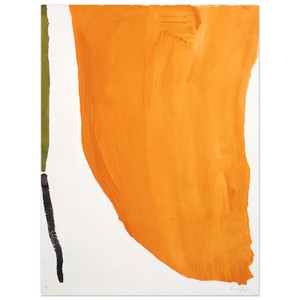 Helen Frankenthaler  Orange Downpour  1970 Aluminum Print
