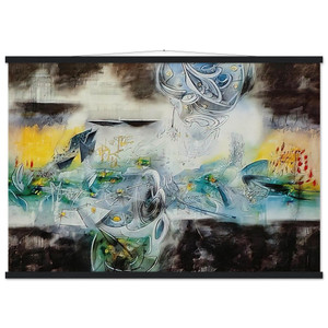Roberto Matta ABRIR EL CUBO Museum-Quality Matte Paper Poster with Hanger