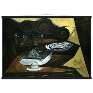 Pablo Picasso The Buffet Catalan Matte Paper Poster with Hanger