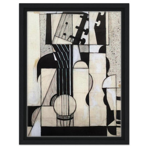 Juan Gris  STILL LIFE WITH GUITAR 1913 Framed Canvas