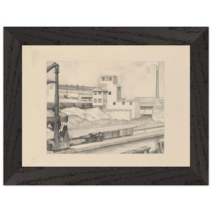 Charles Sheeler Industrial Series 1 1928 Premium Framed Art Print / Poster