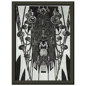 MC Escher  ESCHER 2 Premium Metal Framed Art Print / Poster