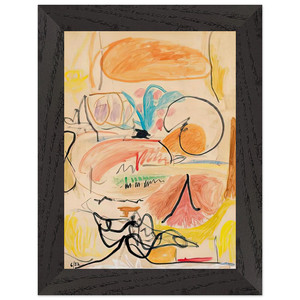 Frankenthaler Window Shade No 1 1952 Framed Art Print Poster