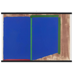 John Hoyland  Blues Greens  1969 Museum-Quality Matte Paper Poster with Hanger