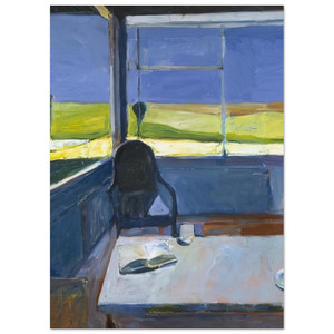 Richard Diebenkorn  Interior with Book Fine Art Poster / Art Print