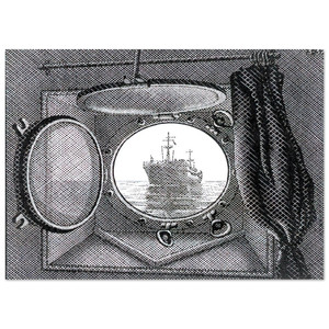 MC Escher  PORTHOLE Fine Art Poster / Art Print