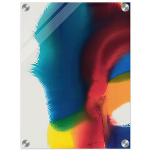 Paul Jenkins Rainbow Bleed Color Field Lyrical Abstraction Acrylic Print