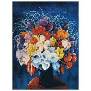 Moise Kisling  BOUQUET OF TULIPS Wood Print