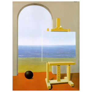 Rene Magritte  THE HUMAN CONDITION 1935 Aluminum Print