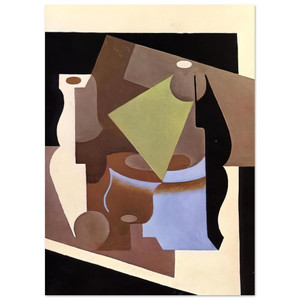 Juan Gris  STILL LIFE WITH LAMP 1919 Fine Art Poster / Art Print