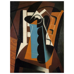 Juan Gris  STILL LIFE ON A CHAIR 1917 Wood Print