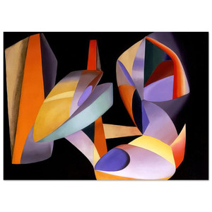 John Ferren  Paris Abstract  Abstract Art Fine Art Poster / Art Print