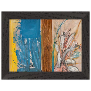 Helen Frankenthaler  The Facade 1954 Premium Wooden Framed Art Print / Poster