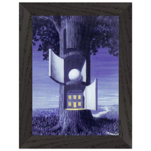 Rene Magritte  THE VOICE OF BLOOD 1948 Premium Wooden Framed Art Print / Poster