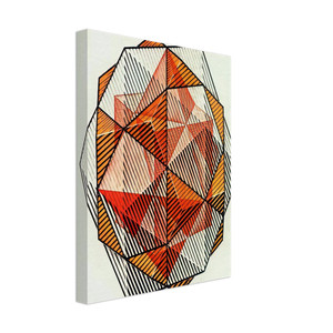 MC Escher  FOUR REGULAR SOLIDS Canvas